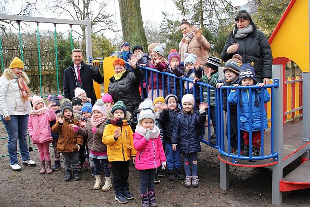 Nowy plac zabaw przy Przedszkolu nr 1