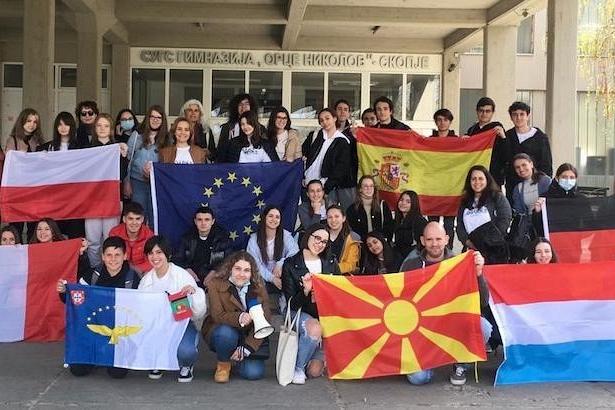 Uczniowie SP1 w ramach Erasmusa odwiedzili Macedonię Północną