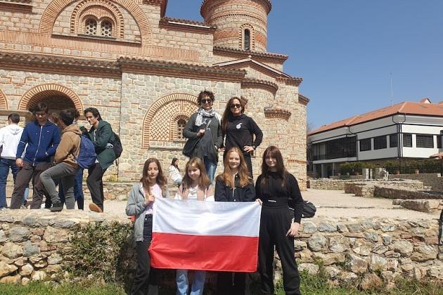 Uczniowie SP1 w ramach Erasmusa odwiedzili Macedonię Północną