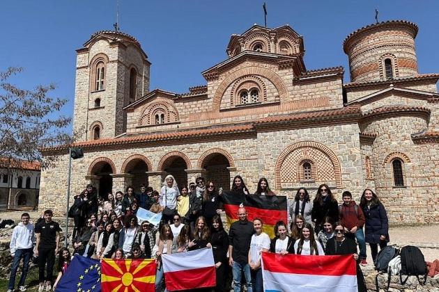 Uczniowie SP1 w ramach Erasmusa odwiedzili Macedonię Północną