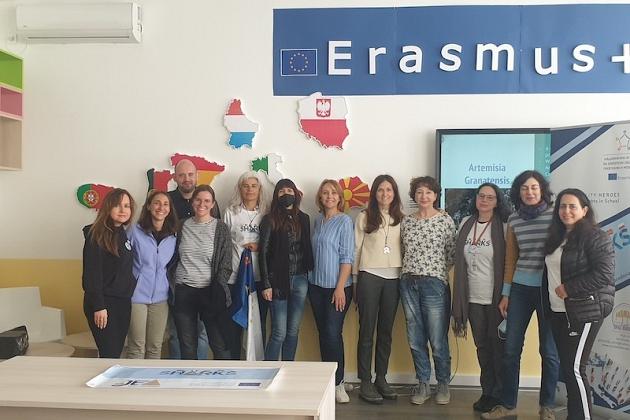 Uczniowie SP1 w ramach Erasmusa odwiedzili Macedonię Północną