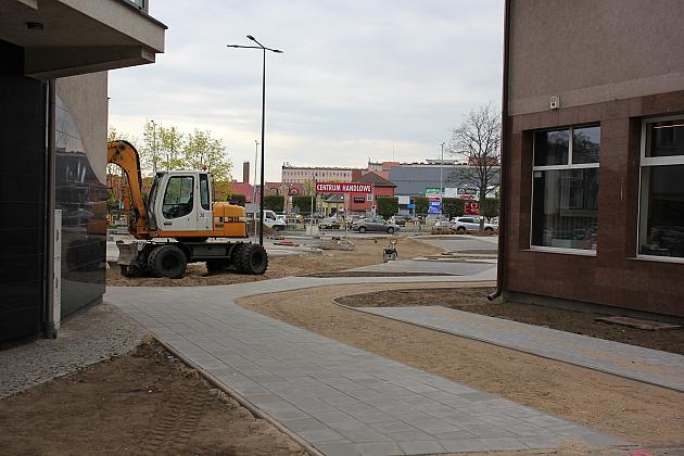 Trwa rozbudowa parkingu na zapleczu ulicy Staromiejskiej