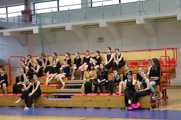 Pokazy gimnastyki artystycznej w Lęborku