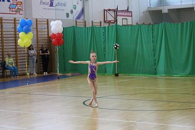Pokazy gimnastyki artystycznej w Lęborku