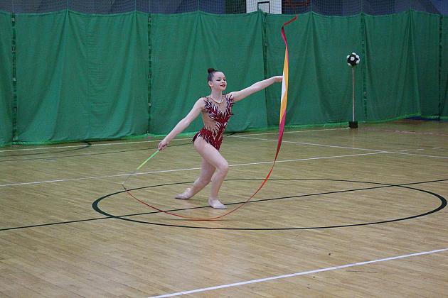 Pokazy gimnastyki artystycznej w Lęborku