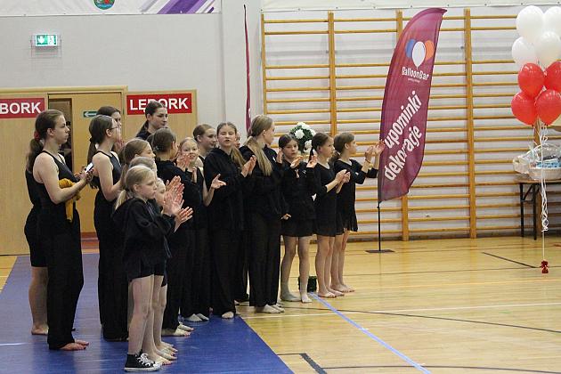 Pokazy gimnastyki artystycznej w Lęborku