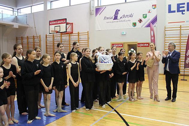 Pokazy gimnastyki artystycznej w Lęborku