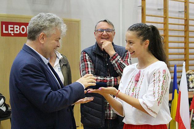 Pokazy gimnastyki artystycznej w Lęborku