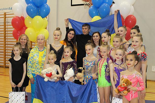 Pokazy gimnastyki artystycznej w Lęborku