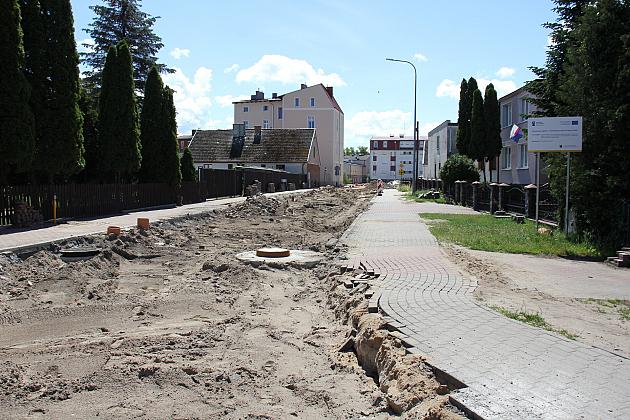 Drogowa inwestycja zmienia rewitalizowaną dzielnicę