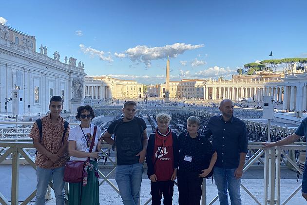 W ramach Erasmusa+ uczniowie SP1 pojechali do Rzymu