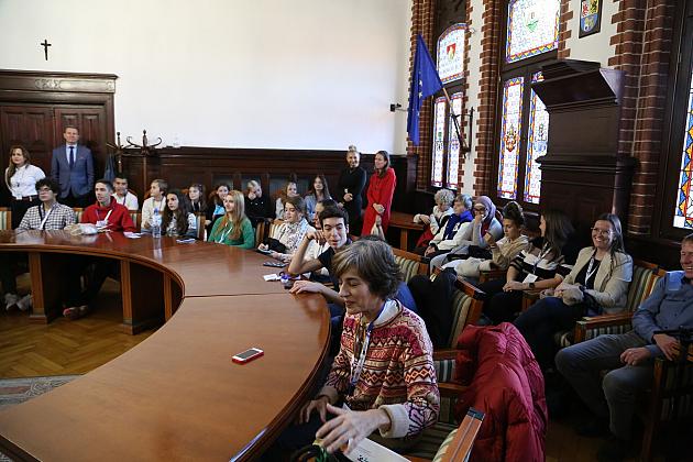 Młodzież z 5 krajów z wizytą w Lęborku