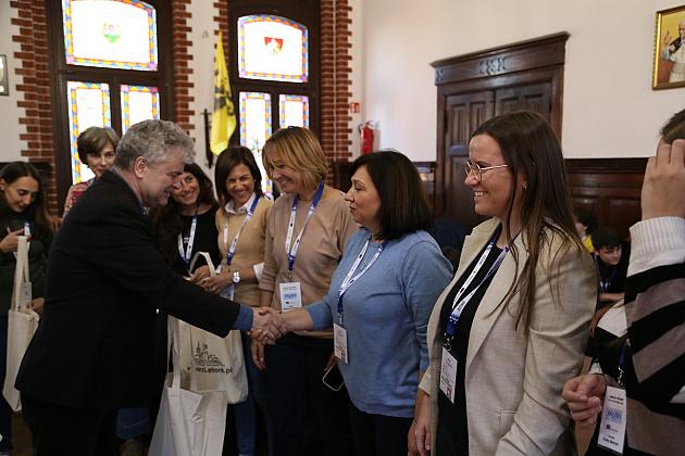 Młodzież z 5 krajów z wizytą w Lęborku