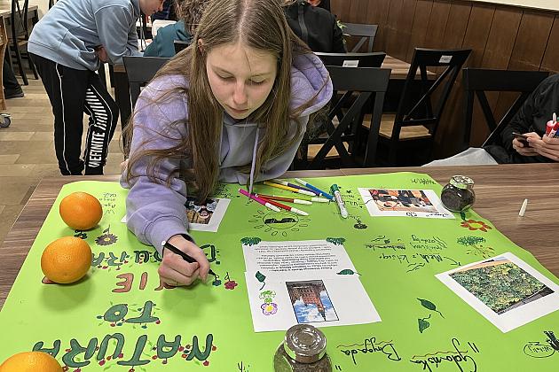 Kąpiel leśna czyli ciekawy projekt w SP nr 1