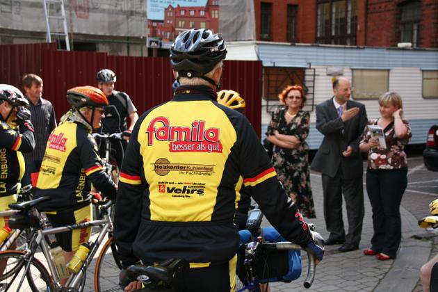 Rowerowa ekipa Europy w Lęborku