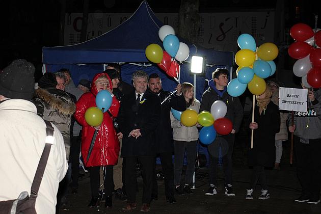 W rocznicę wybuchu wojny „Wiec Solidarności” z Ukrainą