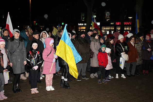 W rocznicę wybuchu wojny „Wiec Solidarności” z Ukrainą