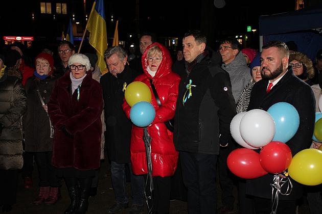 W rocznicę wybuchu wojny „Wiec Solidarności” z Ukrainą