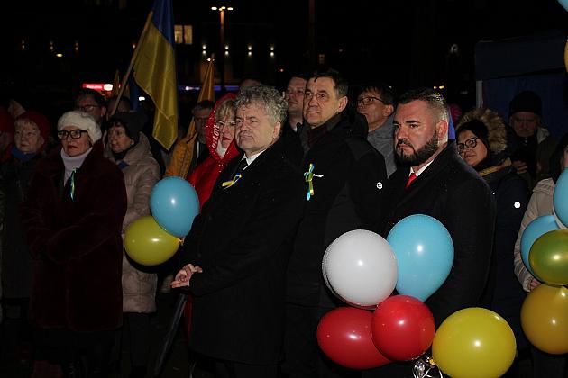 W rocznicę wybuchu wojny „Wiec Solidarności” z Ukrainą