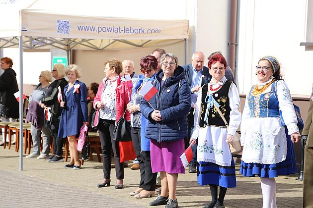 Dzień Flagi RP – uroczystość przed Starostwem Powiatowym