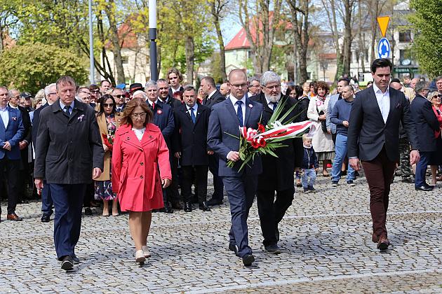 Lębork świętuję 232. rocznicę uchwalenia Konstytucji 3 Maja