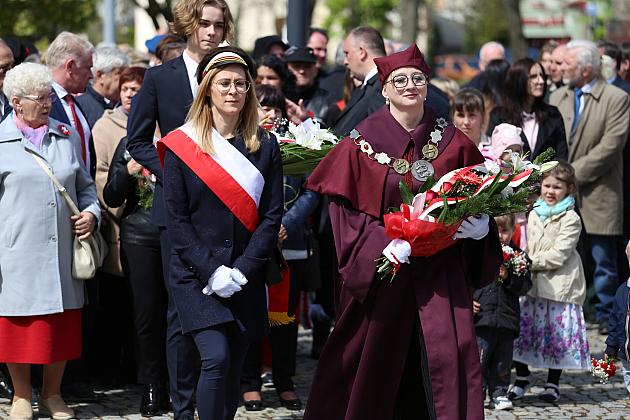 Lębork świętuję 232. rocznicę uchwalenia Konstytucji 3 Maja