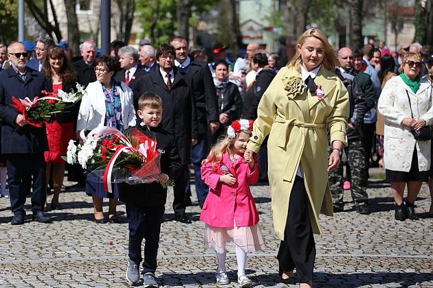 Lębork świętuję 232. rocznicę uchwalenia Konstytucji 3 Maja