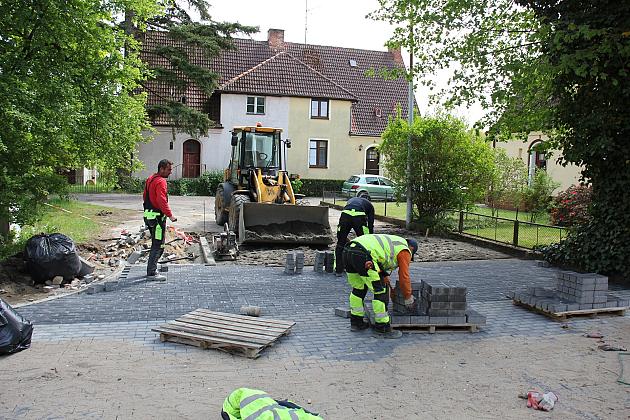 Plac Młodzieży w przebudowie