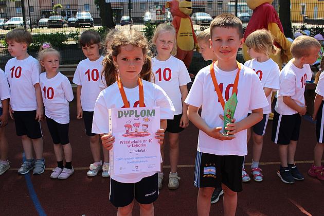 Lęborskie przedszkolaki rywalizowały w Igrzyskach Dzieci Przedszkolnych
