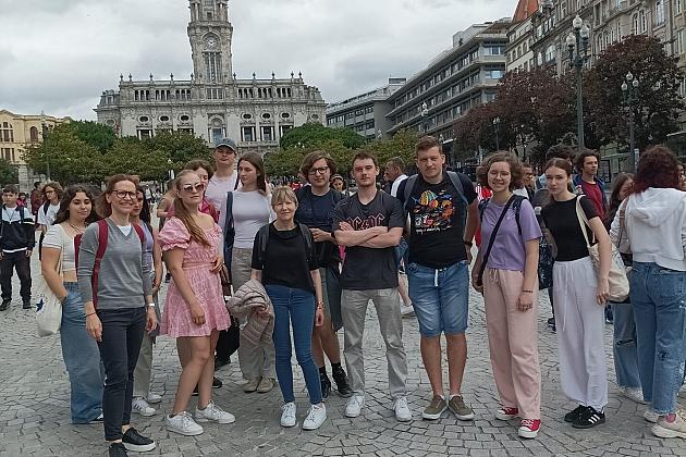 Uczniowie SLO na Erasmusie w Portugalii