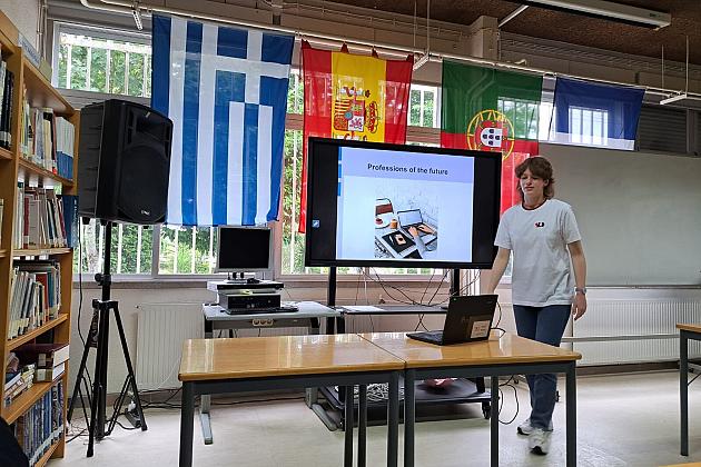 Uczniowie SLO na Erasmusie w Portugalii