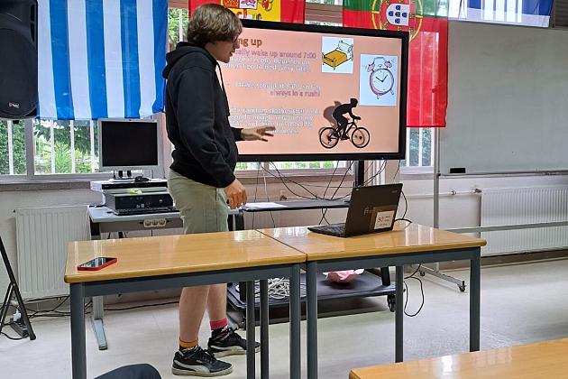 Uczniowie SLO na Erasmusie w Portugalii