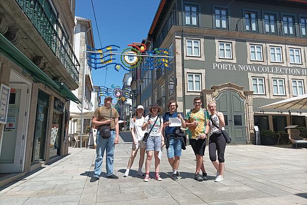 Uczniowie SLO na Erasmusie w Portugalii