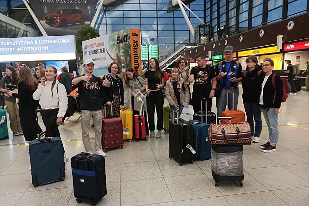 Uczniowie SLO na Erasmusie w Portugalii