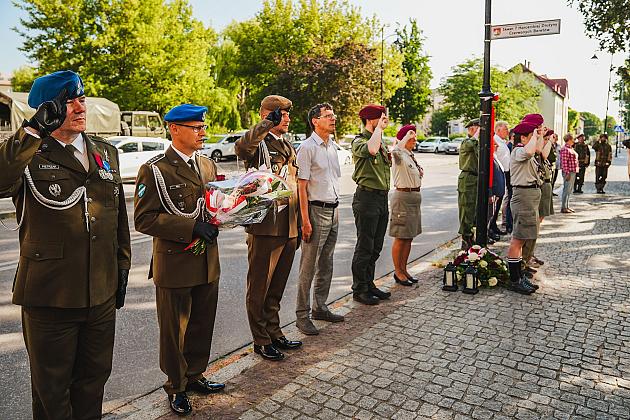 40-ta rocznica nadania imienia generała Stanisława Sosabowskiego 7 Harcerskiej Drużynie Czerwonych Beretów z Lęborka