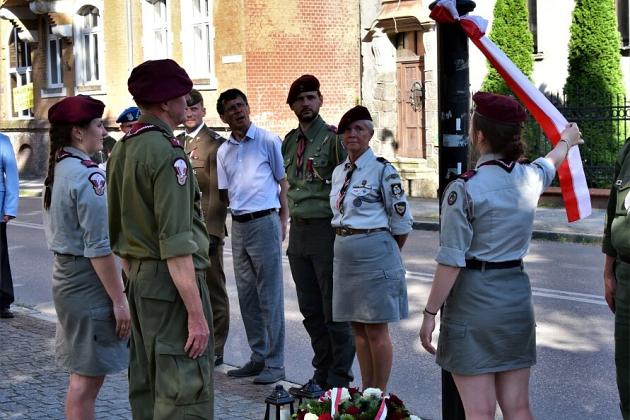40-ta rocznica nadania imienia generała Stanisława Sosabowskiego 7 Harcerskiej Drużynie Czerwonych Beretów z Lęborka