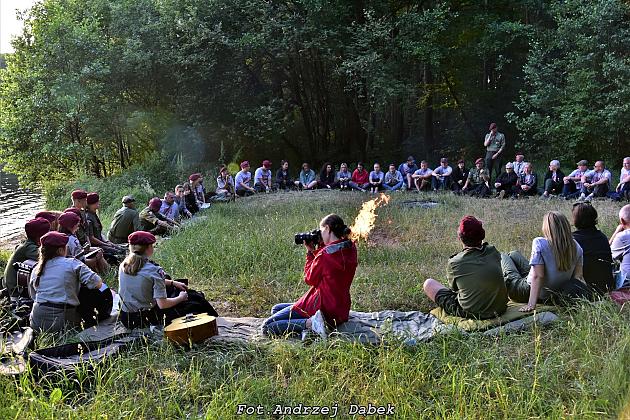 40-ta rocznica nadania imienia generała Stanisława Sosabowskiego 7 Harcerskiej Drużynie Czerwonych Beretów z Lęborka