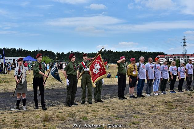 40-ta rocznica nadania imienia generała Stanisława Sosabowskiego 7 Harcerskiej Drużynie Czerwonych Beretów z Lęborka