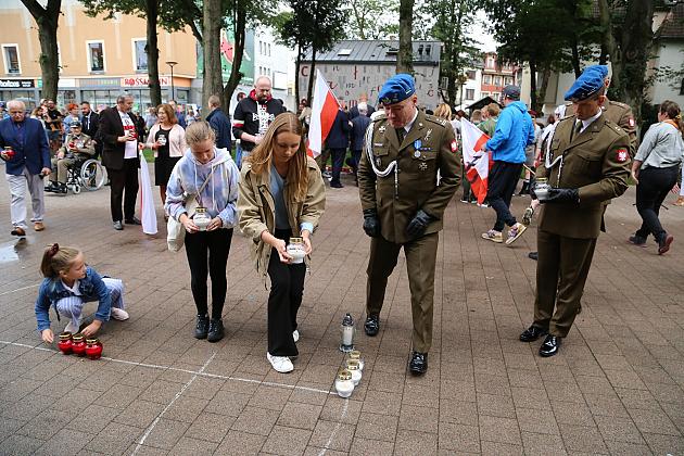 Lębork pamięta. 79. Rocznica wybuchu Powstania Warszawskiego