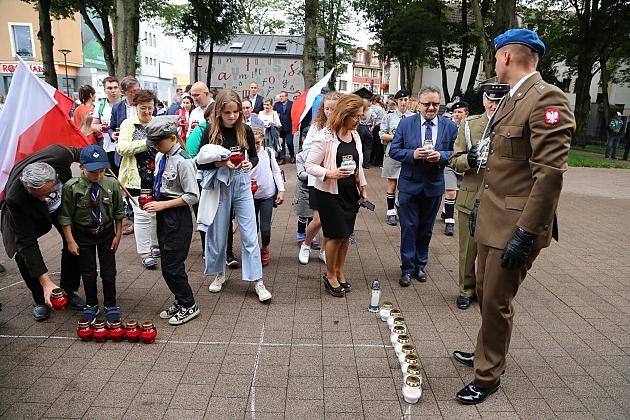 Lębork pamięta. 79. Rocznica wybuchu Powstania Warszawskiego