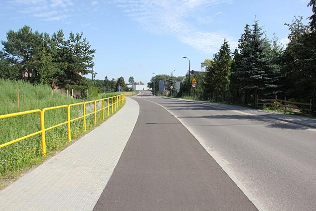 Nowa droga połączyła ulice Kossaka przez Nadmorską ze Skarżyńskiego