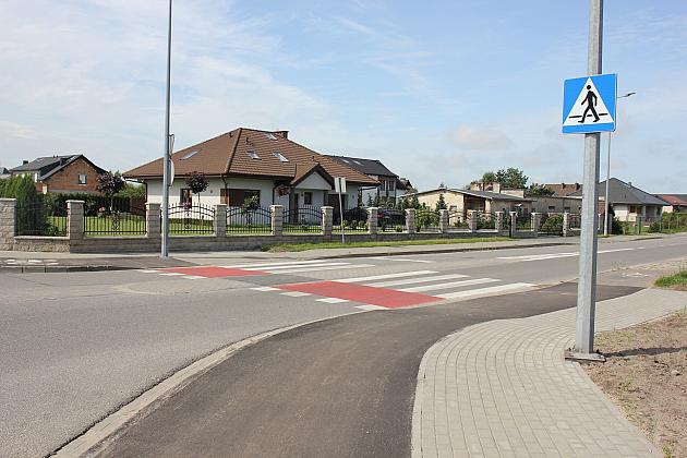 Nowa droga połączyła ulice Kossaka przez Nadmorską ze Skarżyńskiego