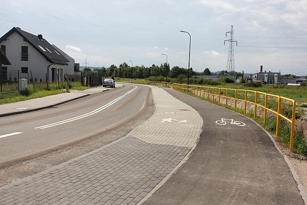 Nowa droga połączyła ulice Kossaka przez Nadmorską ze Skarżyńskiego