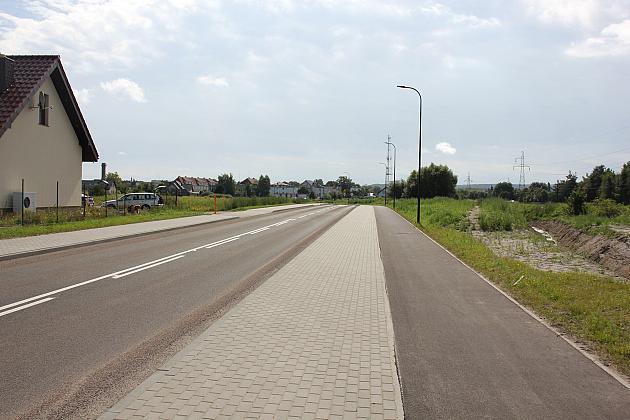 Nowa droga połączyła ulice Kossaka przez Nadmorską ze Skarżyńskiego