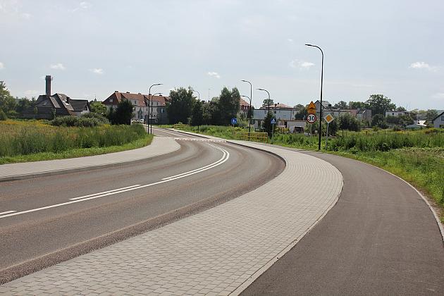 Nowa droga połączyła ulice Kossaka przez Nadmorską ze Skarżyńskiego