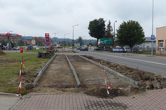 Na Wojska Polskiego powstaje ponad 460 metrów drogi rowerowej