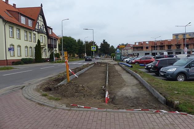 Na Wojska Polskiego powstaje ponad 460 metrów drogi rowerowej