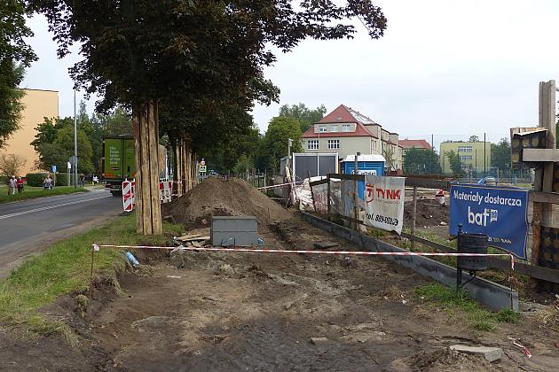 Na Wojska Polskiego powstaje ponad 460 metrów drogi rowerowej