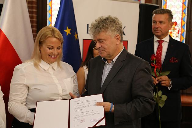 Oświatowa uroczystość w ratuszu