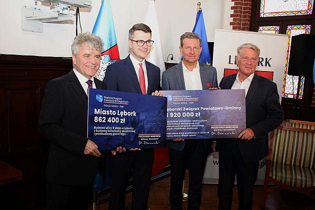 18 mln 912 tys. zł dla regionu lęborskiego z Rządowego Programu Inwestycji Strategicznych